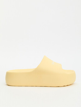 Tommy Jeans: Жёлтые шлёпанцы 