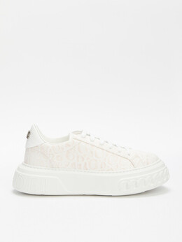 Casadei: Розовые кроссовки 