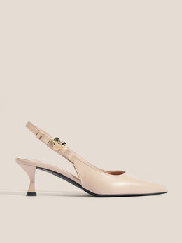 Love Moschino: Бежевые туфли 