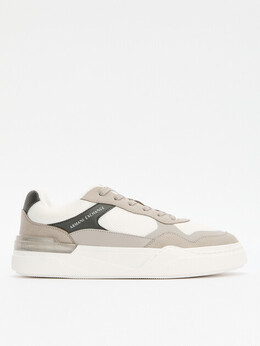 Armani Exchange: Серые кроссовки 