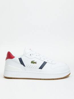 Lacoste: Белые кроссовки 