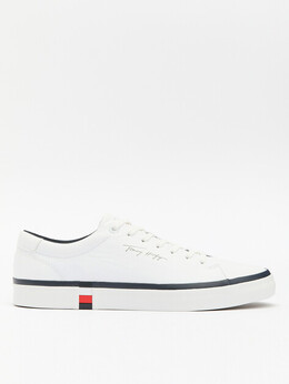 Tommy Hilfiger: Белые кроссовки 