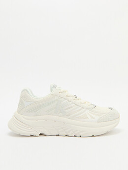 Kenzo: Белые кроссовки 