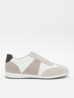 Geox: Белые кроссовки 