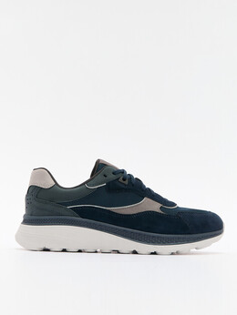 Geox: Тёмные кроссовки 