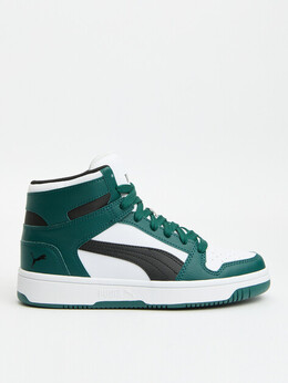 Puma: Тёмные кроссовки 