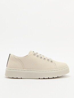 Dr. Martens: Бежевые кроссовки 