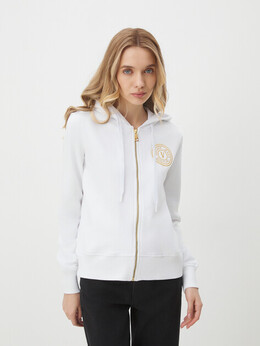 Versace Jeans Couture: Белая толстовка 