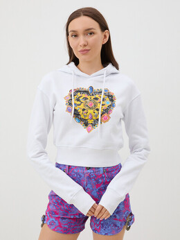 Versace Jeans Couture: Белая толстовка 