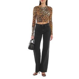 Just Cavalli: Свитер с леопардовым принтом 