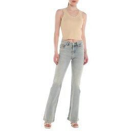 Guess: Бежевая майка 