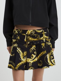 Versace Jeans Couture: Чёрная юбка 