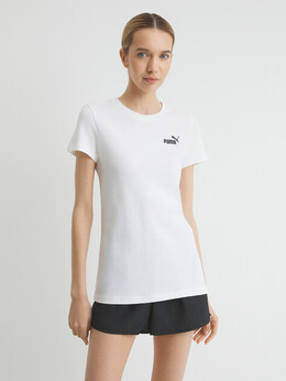 Puma: Белая футболка 