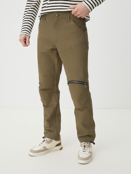 Just Cavalli: Брюки цвета хаки 