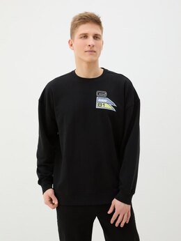 Guess: Чёрная толстовка 