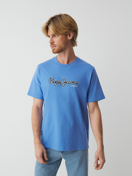 Pepe Jeans: Тёмная футболка 