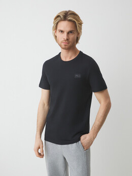 Fila: Чёрная футболка 