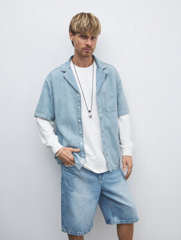 Pepe Jeans: Голубая рубашка 