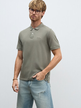 Pepe Jeans: Зелёная футболка 