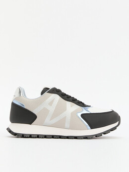 Armani Exchange: Светлые кроссовки 