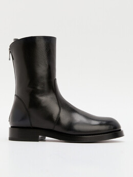 Officine Creative: Тёмные ботинки 