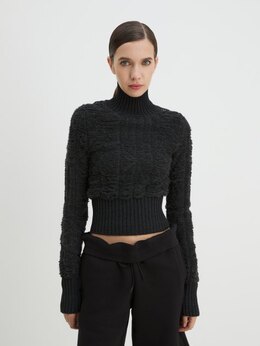 Mm6 Maison Margiela: Тёмный свитер 