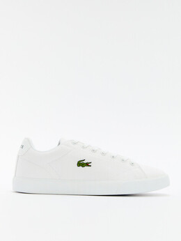 Lacoste: Белые кроссовки 