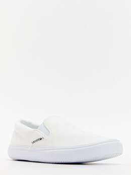 Lacoste: Белые кроссовки 