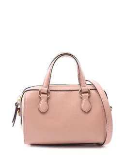 Gucci 2016-2025 Super Mini Jumbo GG Embossed Leather Gilbert Top Handle Bag satchel 32155683