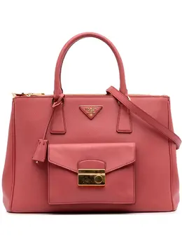 Prada 2013-2025 Saffiano Lux Galleria Double Zip Front Pocket satchel 32183871