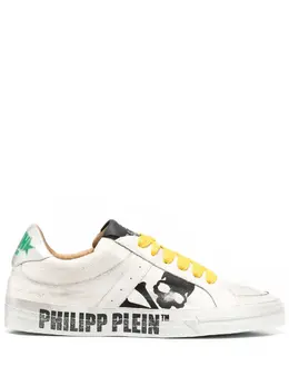 Philipp Plein Retrokickz TM leather sneakers 19942906