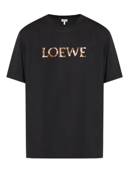 LOEWE: Чёрная футболка 