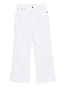Chloé: Белые джинсы 