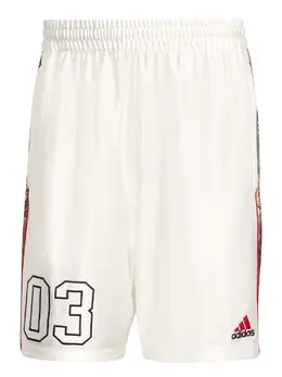 adidas: Белые шорты 
