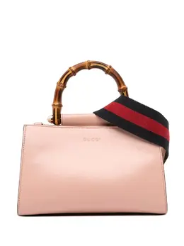Gucci 2016-2025 Mini Leather Bamboo Nymphaea satchel 32152388