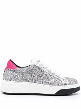 Dsquared2 glittered low-top sneakers 17207147