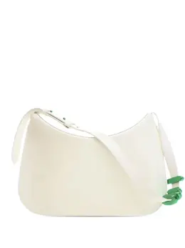 Bottega Veneta 2012-2025 Brushed Calfskin Cradle Fold Over shoulder bag 32181399