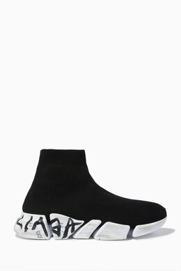 Balenciaga Speed 2.0 Graffiti Sneakers in Recycled Knit 215353506_13