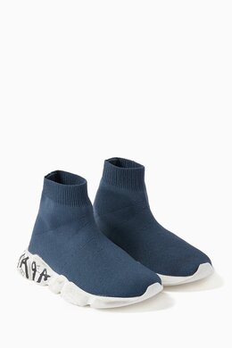 Balenciaga Speed Graffiti Sneakers in Recycled Knit 216531712_14