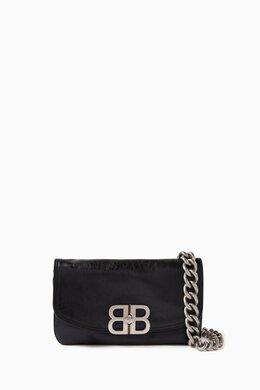 Balenciaga Small Soft Flap Bag in Calfskin Leather 216433582_13
