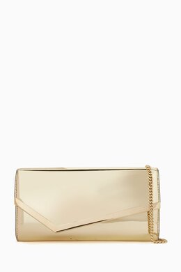 Jimmy Choo Emmie Clutch in Metallic Leather 216177178_248