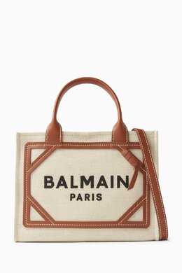 Balmain Small B-Army Shopper Bag in Canvas 216856388_15