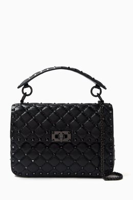 Valentino Garavani Medium Rockstud Spike Top-handle Bag in Nappa Leather 217455619_13