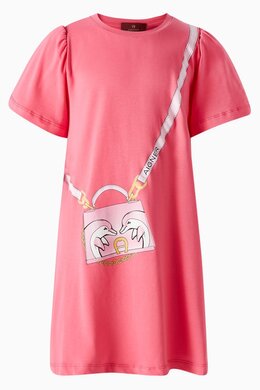 Aigner Exclusive Crossbody Bag Illustration Dress in Cotton 217584230_190