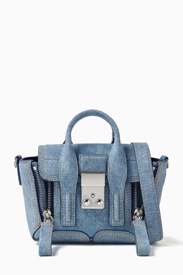 3.1 Phillip Lim Pashli Nano Satchel Bag in Denim 217845143_14