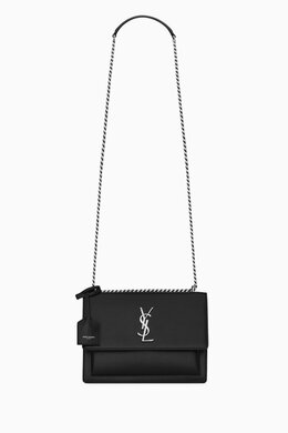 Saint Laurent Medium Sunset Shoulder Bag in Smooth Leather 217888889_13