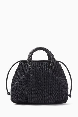 Hereu Medium Bombon Braided Top-handle Bag in Raffia 216986311_2709