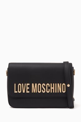 Love Moschino Small Bold Love Shoulder Bag in Faux Leather 217949934_2709