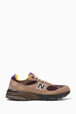 New Balance Made in USA 993 Low-top Sneakers in Suede & Mesh 217395809_195