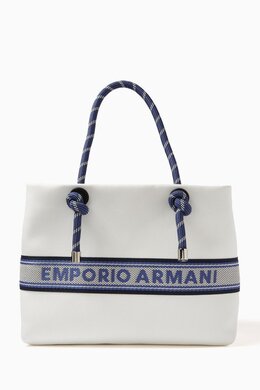 Emporio Armani MyEA Logo-tape Shopping Tote Bag 217721375_191